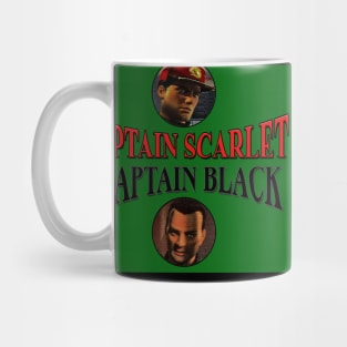 Captain Scarlet & Captain Black Mug